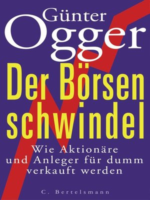 cover image of Der Börsenschwindel